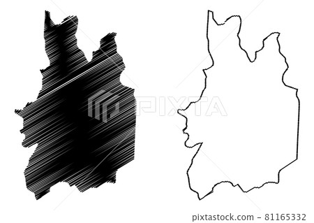 Uva Province, Sri Lanka (Administrative divisions, Democratic Socialist Republic of Sri Lanka, Ceylon) map vector illustration, scribble sketch Uva map.... Uva Province, Sri Lanka (Administrative divisions, Democratic Socialist Republic of Sri Lanka, Ceylon) map vector illustration, scribble sketch Uva map.... 81165332