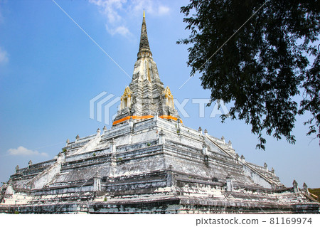 Thailand Ayutthaya Ruins Wat Phu Khao Thong 81169974