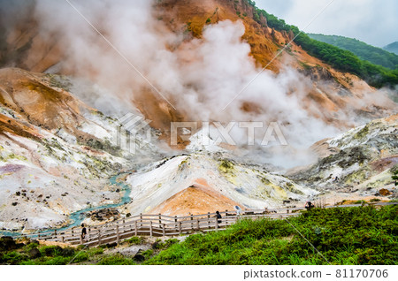北海道登別溫泉地獄谷 北海道登別溫泉地獄谷 81170706