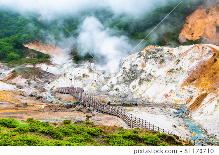 Jigokudani, Noboribetsu Onsen, Hokkaido 81170710