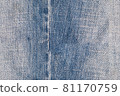 Indigo denim seamless texture. Jeans background 81170759
