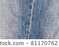 Indigo denim wallpaper. Grunge jeans background. 81170762