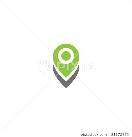 Location point Logo vector 81172873