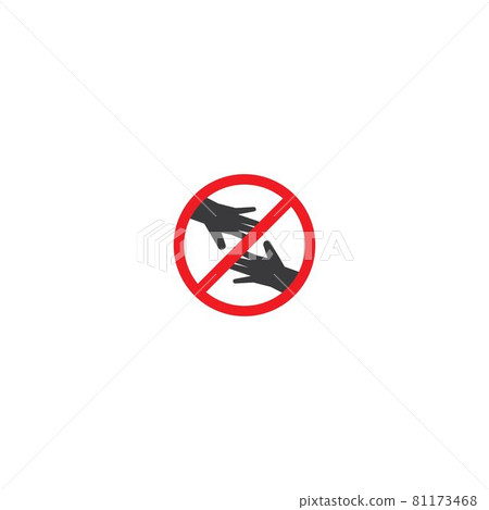 Social distancing icon 81173468