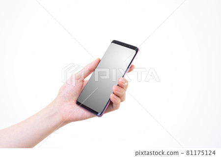 Smartphone with hand screen pass Smartphone with hand screen pass 81175124