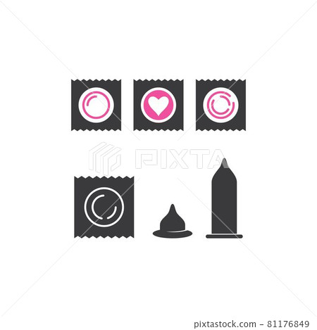 Condom illustration icon Condom illustration icon 81176849