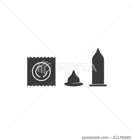 Condom illustration icon Condom illustration icon 81176880