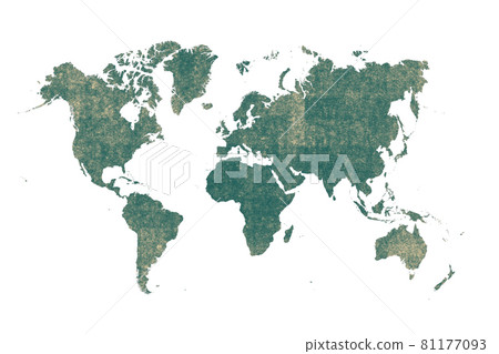 old green map of the world ,Silhouette background old green map of the world ,Silhouette background 81177093