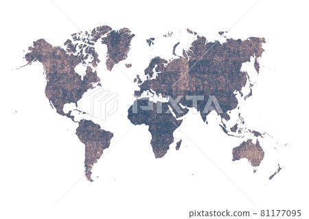 old brown map of the world ,Silhouette background old brown map of the world ,Silhouette background 81177095