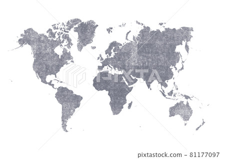 old brown map of the world ,Silhouette background old brown map of the world ,Silhouette background 81177097