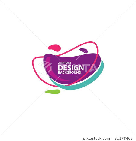 Abstract shape background frame vector-插圖素材 [81178463] - PIXTA圖庫