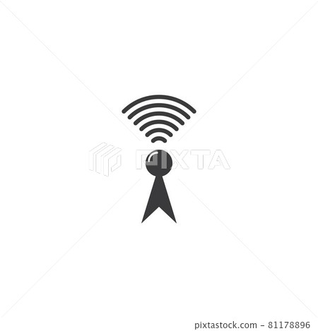 Satellite icon 81178896