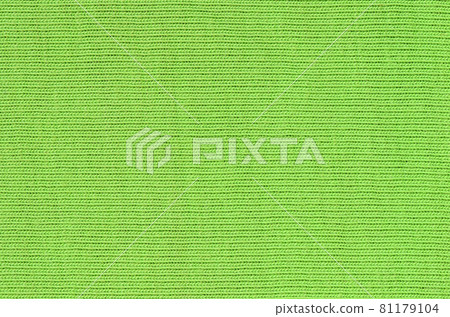 The texture of the fabric is bright green. Material for making shirts and blouses 81179104