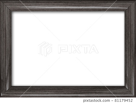 Empty picture frame with a free place inside, isolated on white 81179452