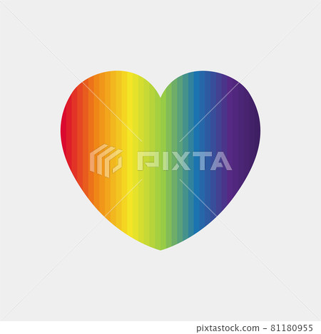 LGBTQ movement element raindow colored for banner 81180955