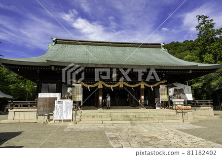 岡山縣岡山市吉備津彥神社海殿 81182402