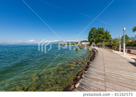 Lakefront of the Bardolino Village - Lake Garda Veneto Italy Lakefront of the Bardolino Village - Lake Garda Veneto Italy 81182573