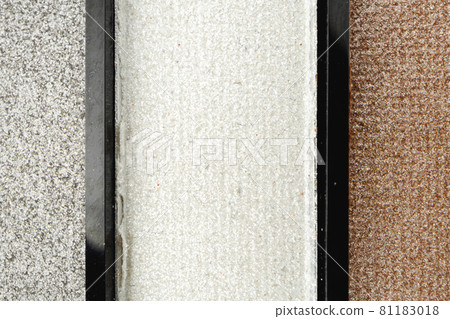 Eye shadows make-up cosmetic palette close up 81183018