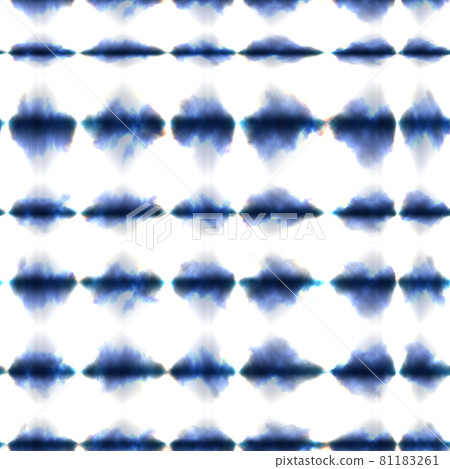 Tie Dye Shibori Seamless Pattern Background in Blue color Boho Stripe Color Design in 1970 Tie Dye Shibori Seamless Pattern Background in Blue color Boho Stripe Color Design in 1970 81183261