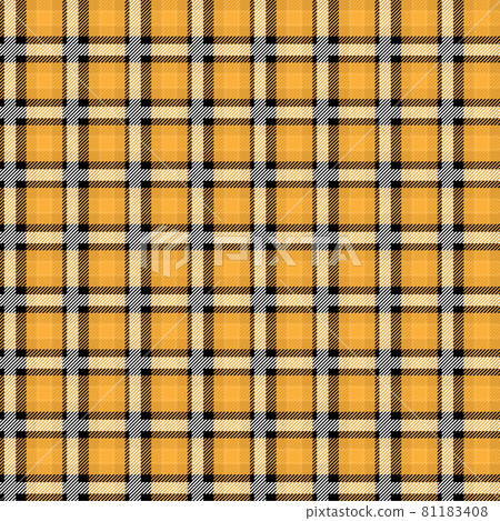 Vector Orange Plaid Check Teen Seamless Pattern in Geometric Abstract Style Can be used for Summer Fashion Fabric Design, School Textile Classic Dress, Picnic Blanket 81183408