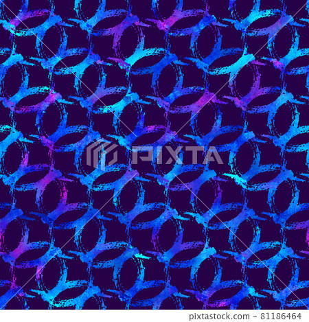 seamless pattern with brush circle and bubble . Blue watercolor color on dark background. Hand painted grange texture. Ink geometric elements. Fashion modern style. Endless fabric print. seamless pattern with brush circle and bubble . Blue watercolor color on dark background. Hand painted grange texture. Ink geometric elements. Fashion modern style. Endless fabric print. 81186464