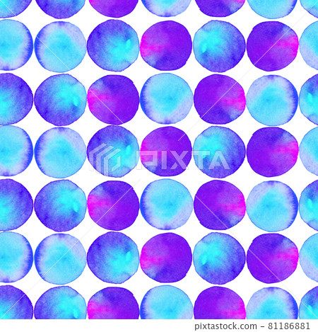Seamless pattern. Watercolor abstract background. round brushstrokes. On white . Colorful and endless rainbow Seamless pattern. Watercolor abstract background. round brushstrokes. On white . Colorful and endless rainbow 81186881