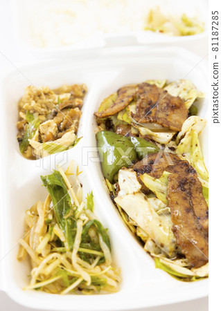 Takeout of delicious Twice-cooked meat 81187285