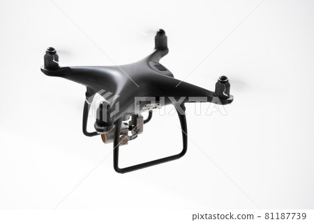 Drone white background flight 81187739