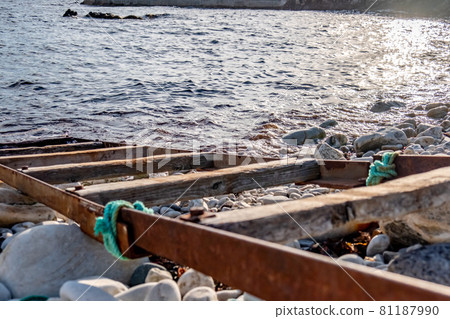 Slipway rail at An Port in County Donegal - Ireland 81187990