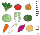 Vegetables, root vegetables, ingredients 81188292