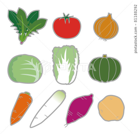 Vegetables, root vegetables, ingredients 81188292