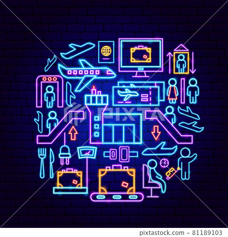 Airport Neon Concept 81189103