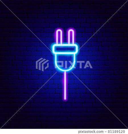 Electricity Neon Sign Electricity Neon Sign 81189120