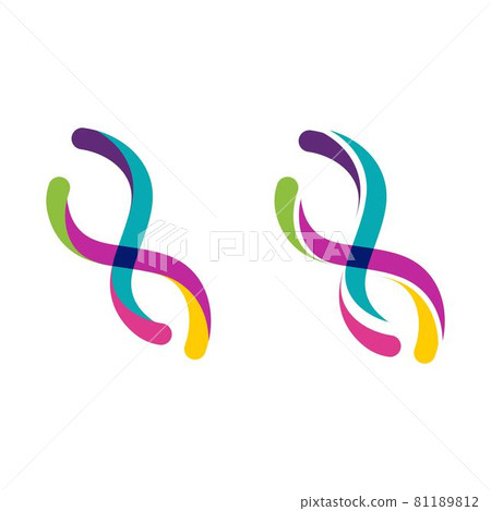 Medical DNA Vector icon design illustration Medical DNA Vector icon design illustration 81189812