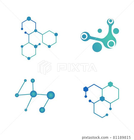 Molecule vector illustration design - Stock Illustration [81189815] - PIXTA