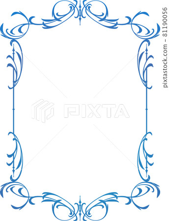 框架復古和夢幻般的裝飾框架 81190056