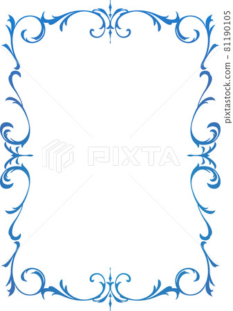 框架復古和夢幻般的裝飾框架 81190105