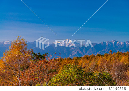 (Yamanashi Prefecture) View from Kiyosato / Utsukushimori, Southern Alps 81190218