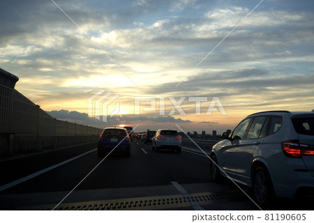 道路擁堵圖片 81190605