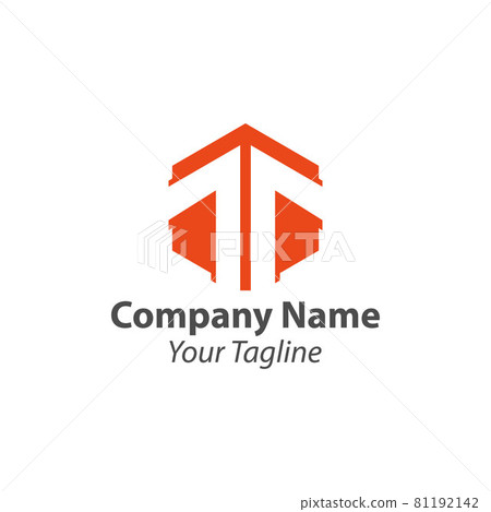 Abstract letter T logo design template. Dynamic vector unusual font. Universal fast speed fire moving water quick energy drop icon. 81192142
