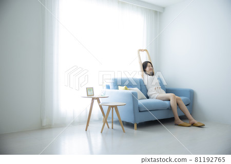 Woman in room wear Woman in room wear 81192765