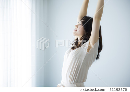 Woman in room wear Woman in room wear 81192876