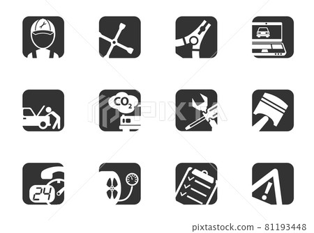 Car services icon set 81193448