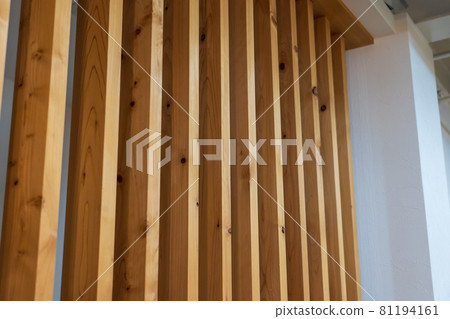 Wooden louver awning 81194161