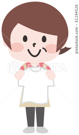 Two-headed _ senior woman doing housework Two-headed _ senior woman doing housework 81194526