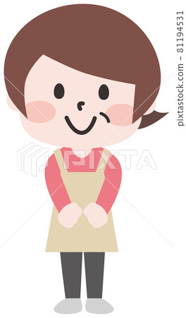Two-headed _ senior woman doing housework Two-headed _ senior woman doing housework 81194531