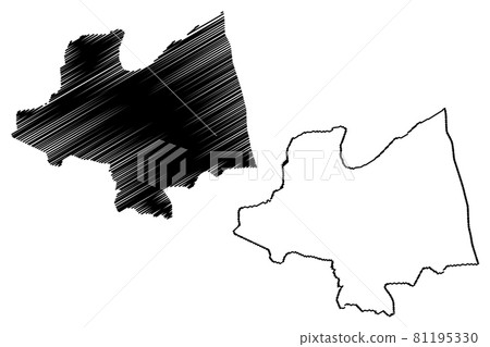 Kampong Thom Province (Kingdom of Cambodia, Kampuchea, Provinces of Cambodia) map vector illustration, scribble sketch Kampong Thom map 81195330