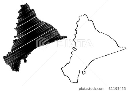 Morona Santiago Province (Republic of Ecuador, Provinces of Ecuador) map vector illustration, scribble sketch Morona-Santiago map.. 81195433