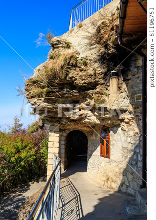 Galician Cave St. Nicholas Monastery located on a bank of the Dniester river in Halytsya village, Chernivtsi region, Ukraine Galician Cave St. Nicholas Monastery located on a bank of the Dniester river in Halytsya village, Chernivtsi region, Ukraine 81196751