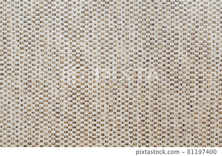 Textile texture_Mesh fabric with woven reeds and bamboo Textile texture_Mesh fabric with woven reeds and bamboo 81197400